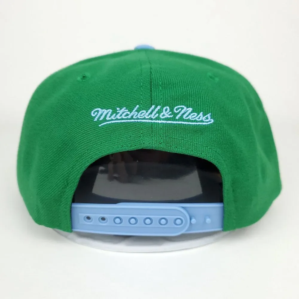 Detroit Tigers Mitchell & Ness MLB Snapback‎ Hat Cap 3D Logo Green Blue NWT